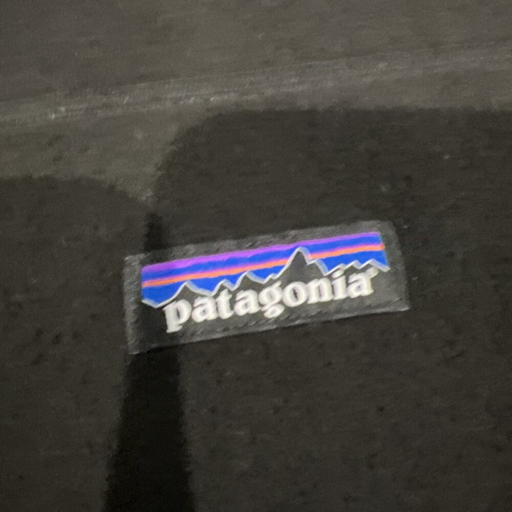 Patagonia Pullover Mens XXL Black Micro D Fleece 1/4 Zip NWT Company Logo - Picture 6 of 13